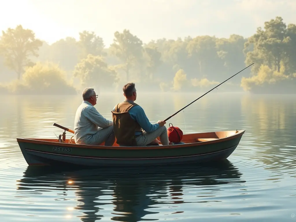 Individuals with disabilities participating in an adaptive fishing program, using specialized equipment and techniques to enjoy the sport of fishing.